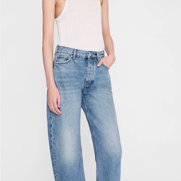 Anine Bing Fritz Jeans Baltic Blue NWT 27 - Picture 3 of 9